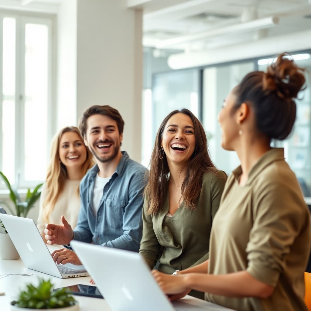 Recent graduates at work